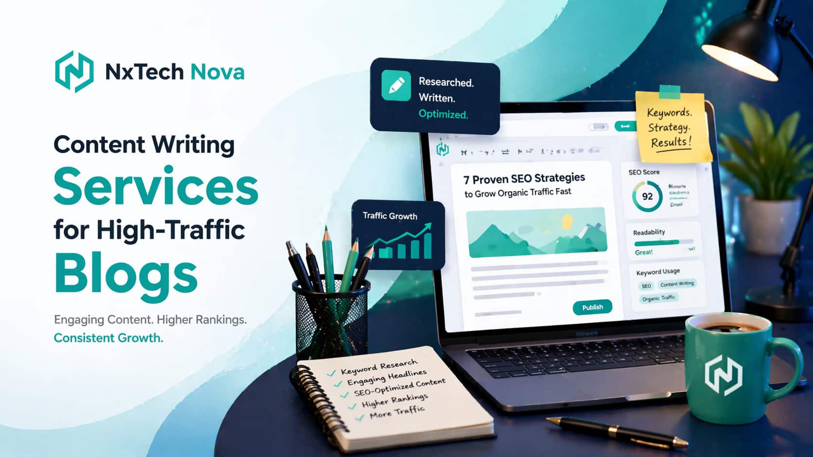 Content writing services for high-traffic blogs