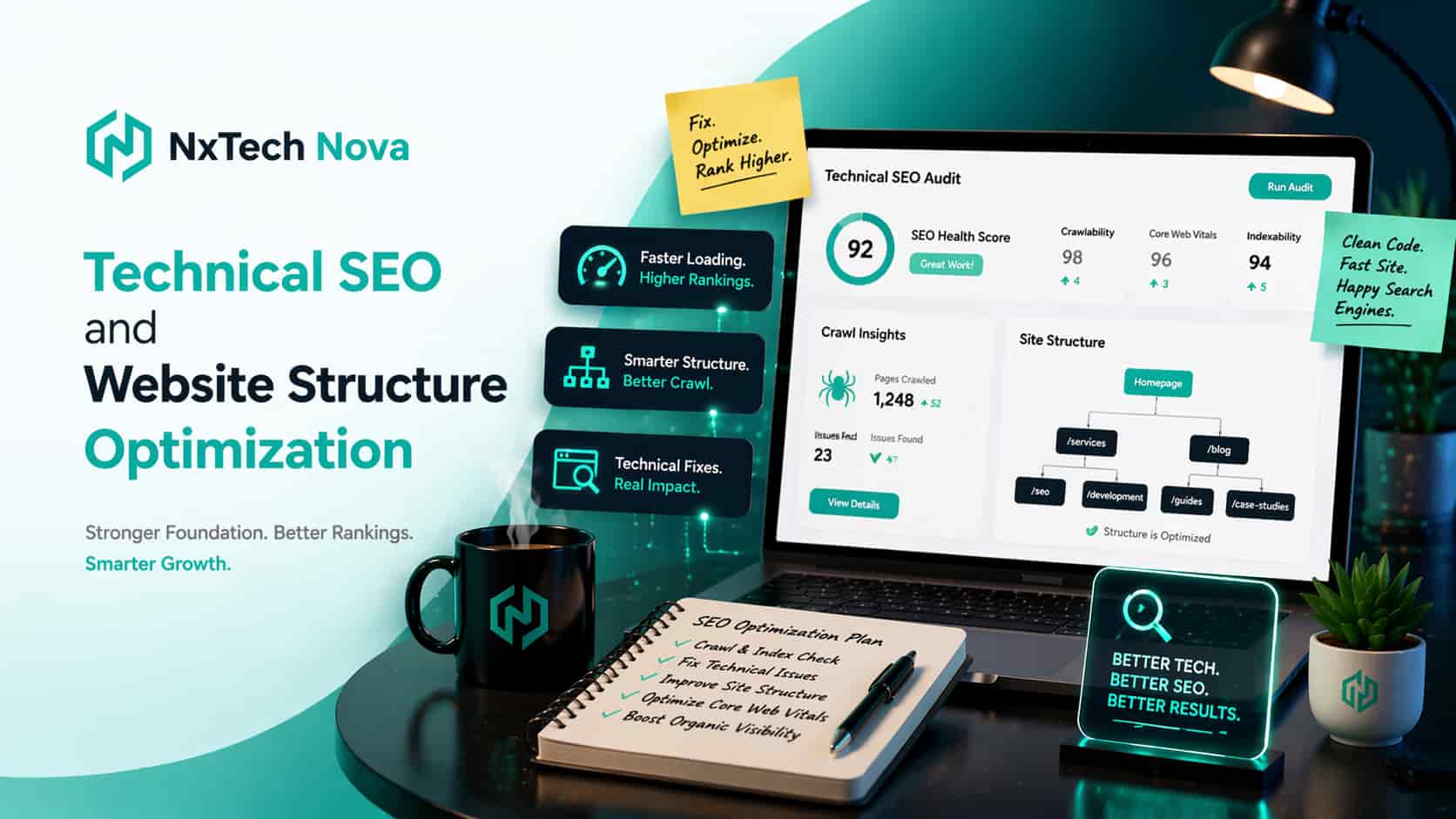 Technical SEO and website structure optimization