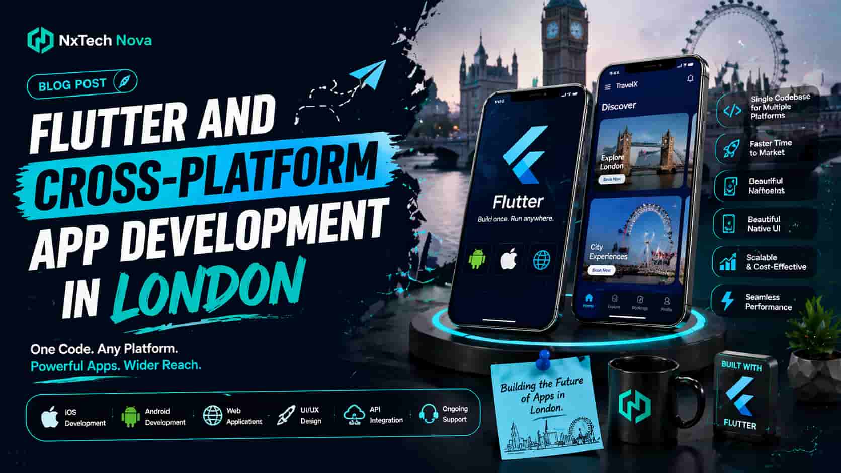 Flutter and Cross-platform App Development in London