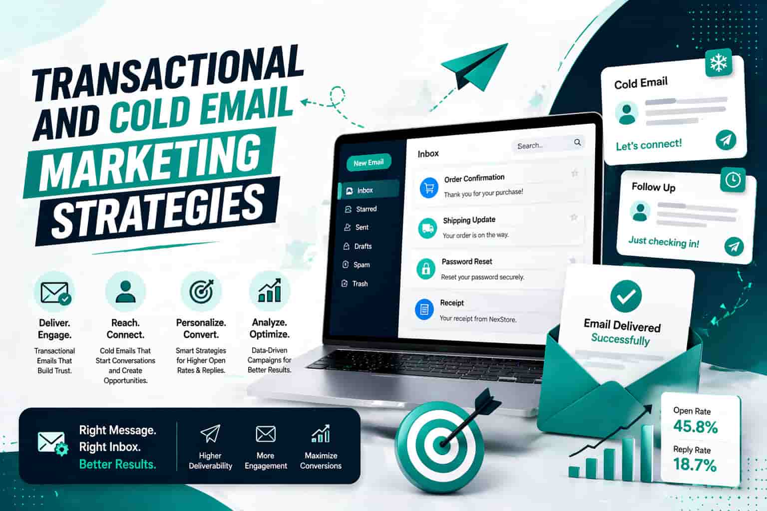 Transactional and Cold Email Marketing Strategies
